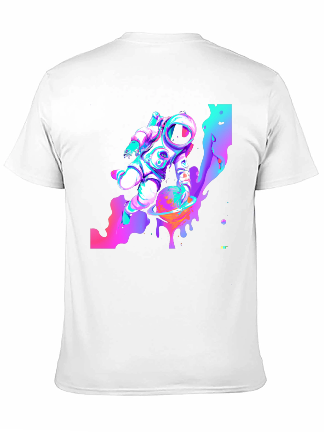 Cosmic Astronaut Black T-Shirt
