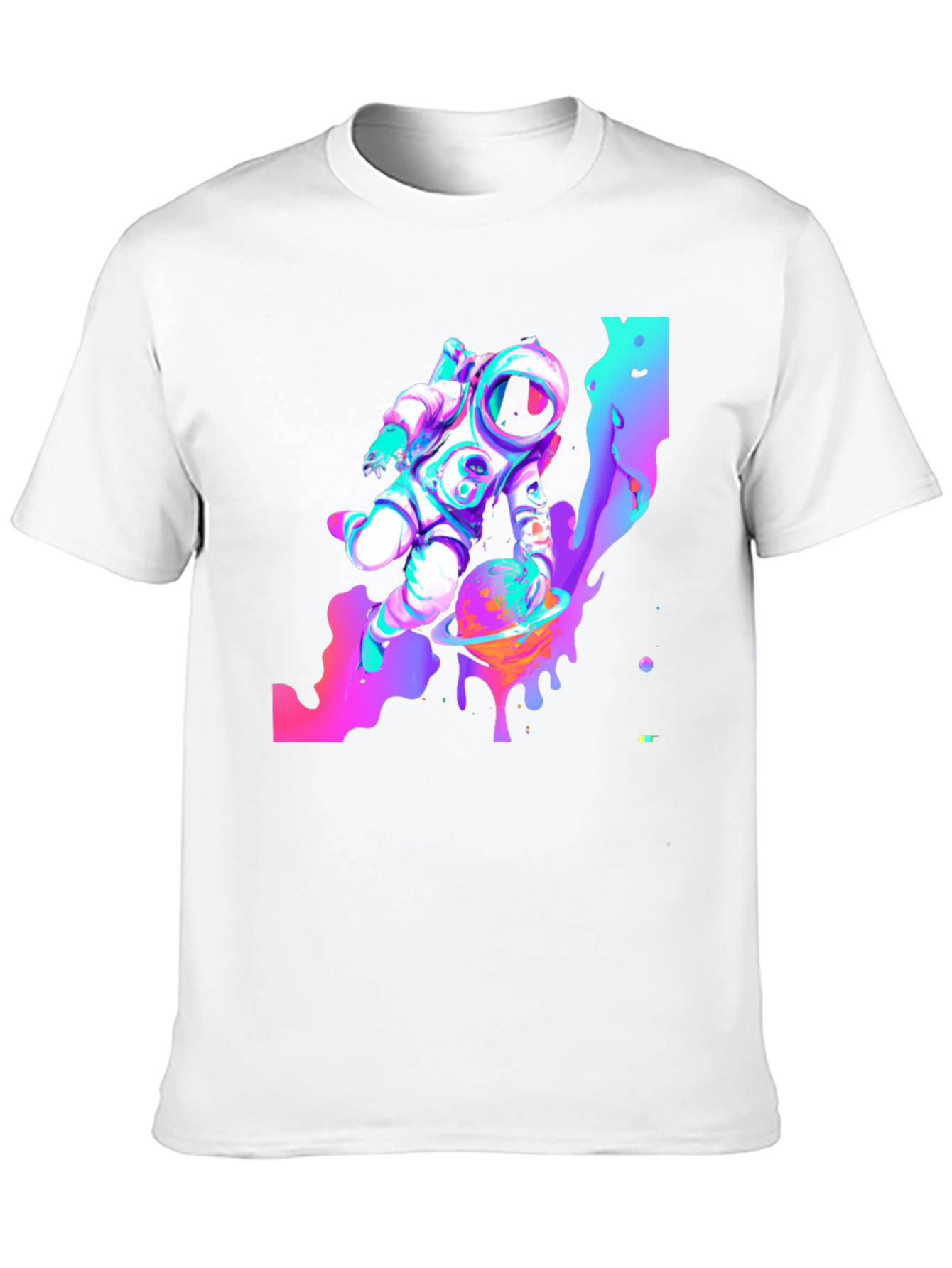 Cosmic Astronaut Black T-Shirt