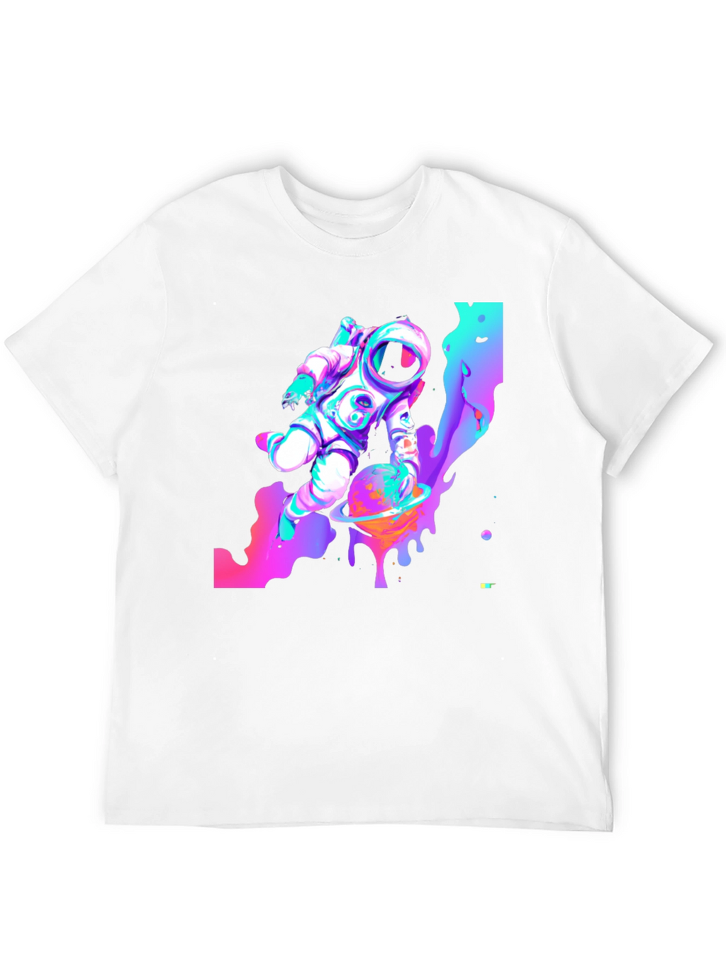 Cosmic Astronaut Black T-Shirt