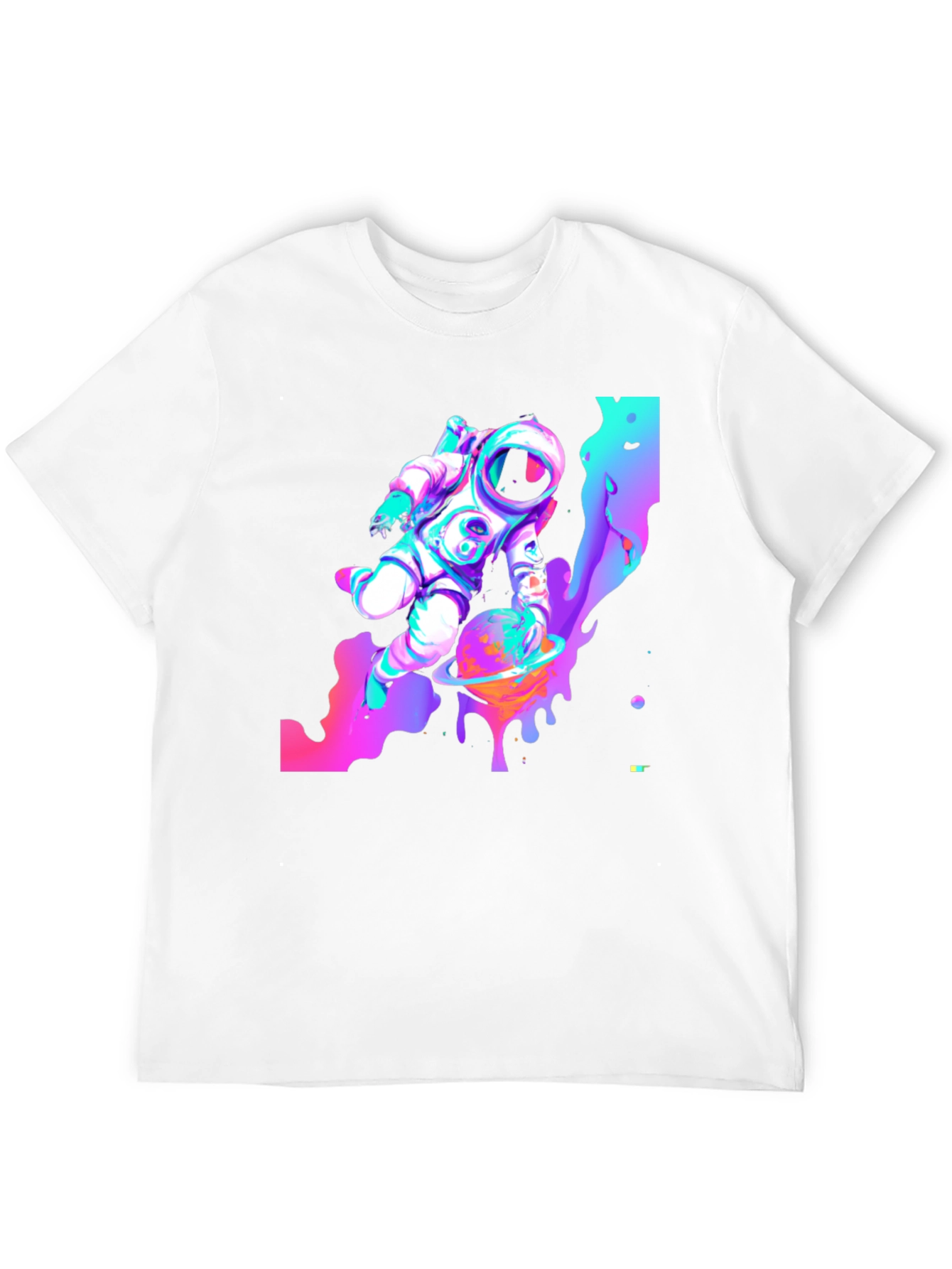 Cosmic Astronaut Black T-Shirt
