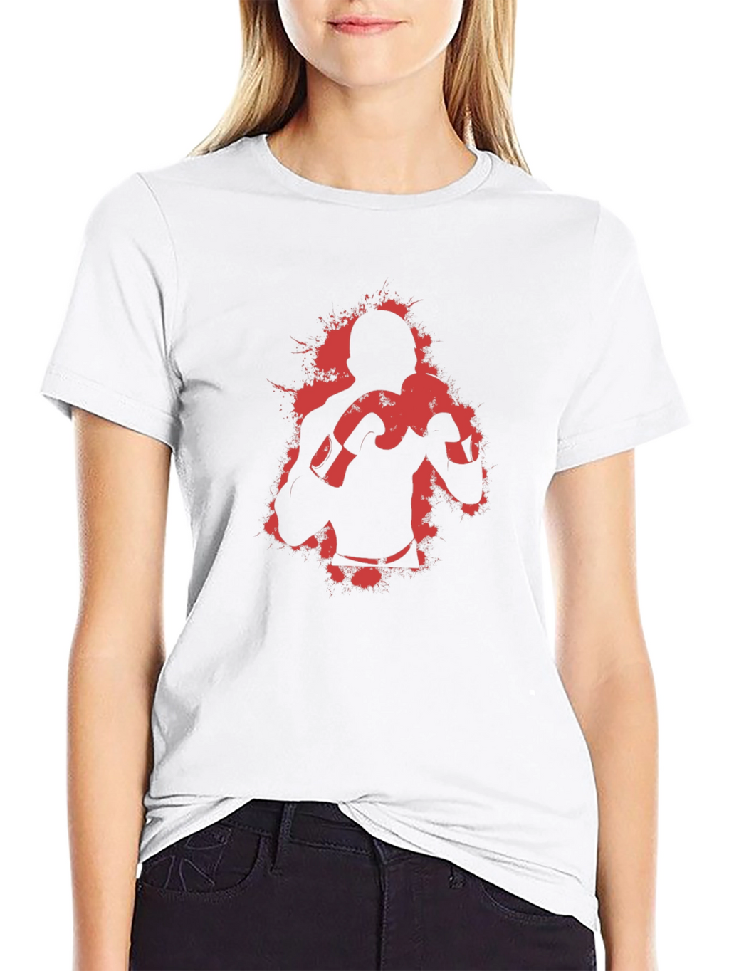 Boxer Graphic Tee - Bold Fighter Design
