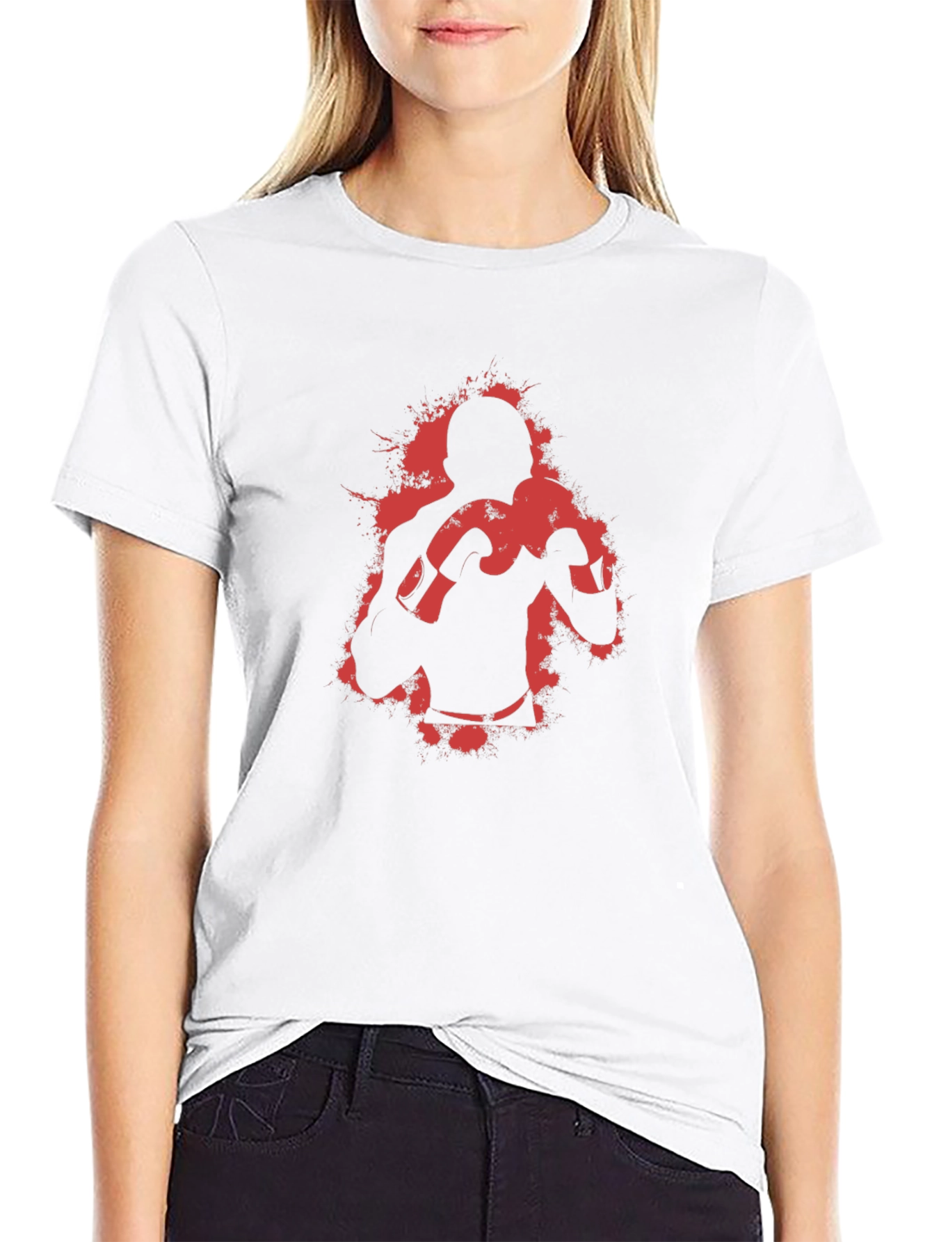 Boxer Graphic Tee - Bold Fighter Design