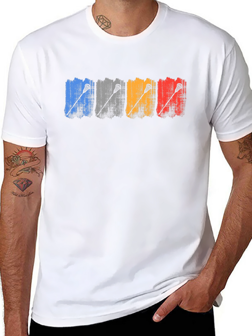 Retro Lacrosse T-Shirt