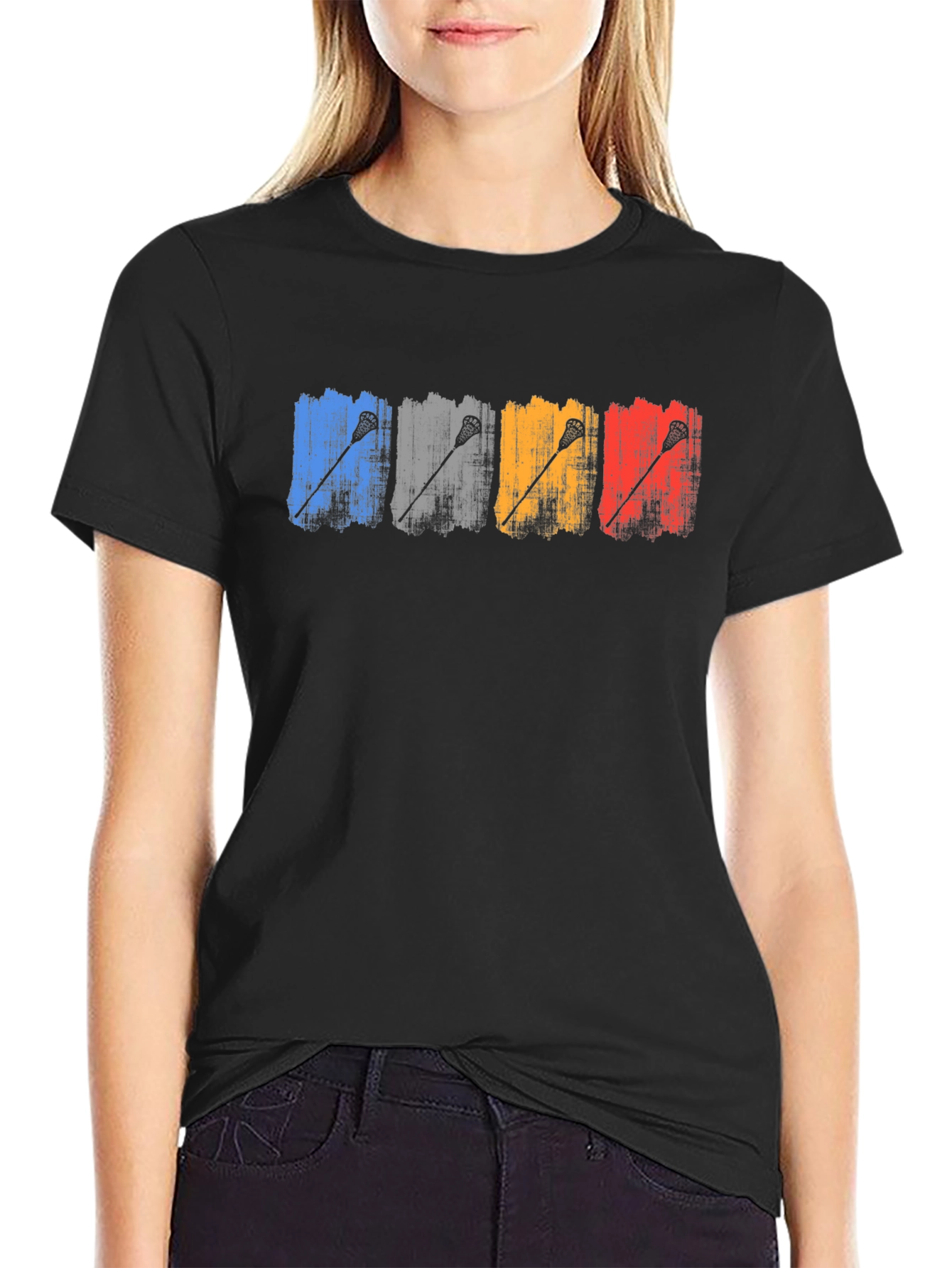 Retro Lacrosse T-Shirt