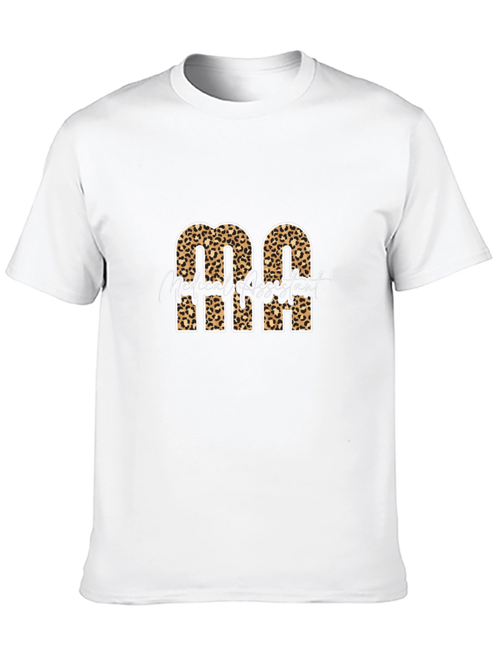 Leopard Print Medical Assistant T-Shirt