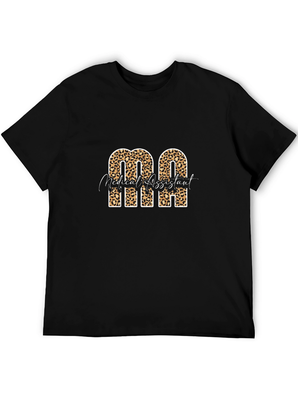 Leopard Print Medical Assistant T-Shirt