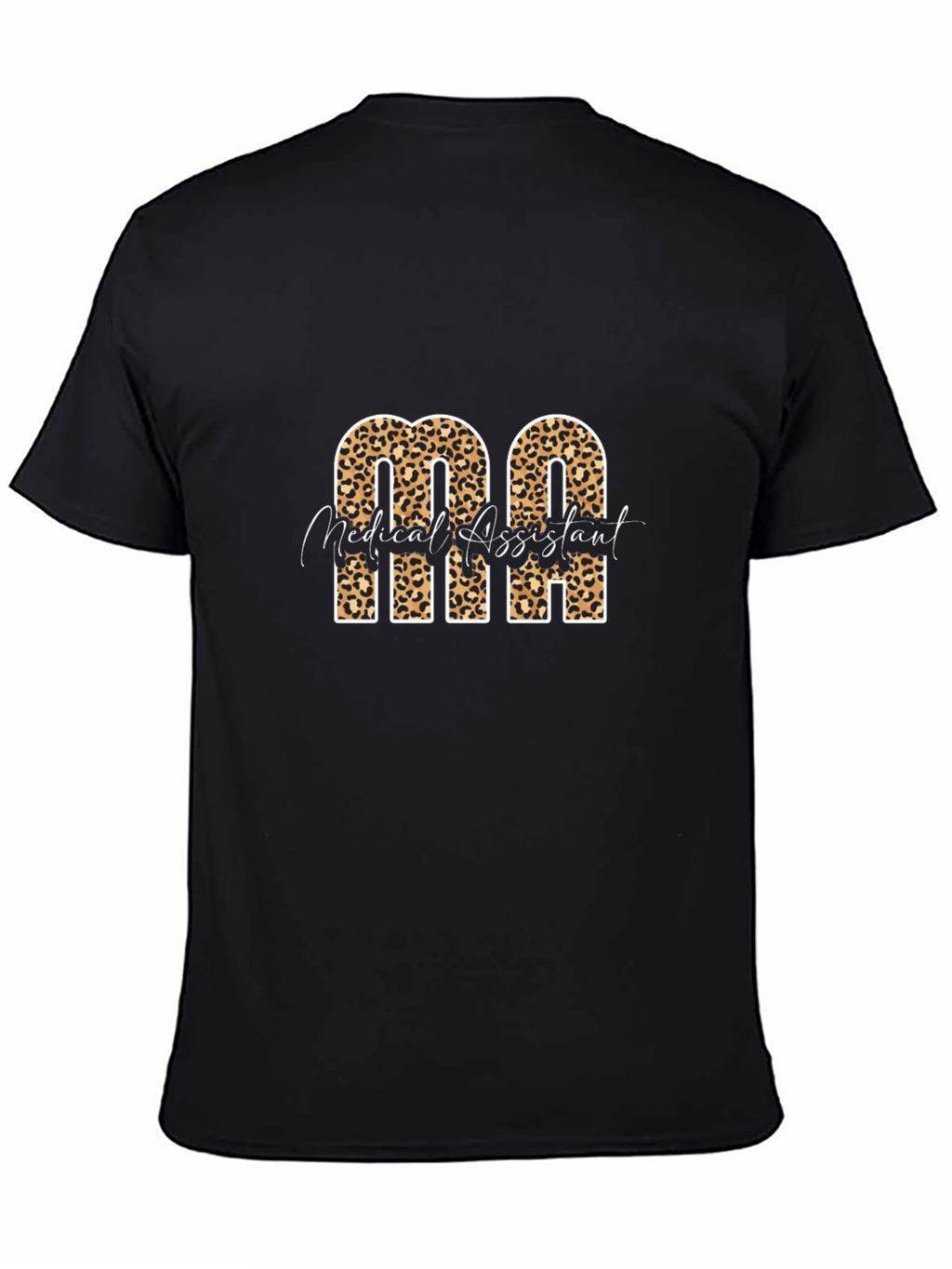 Leopard Print Medical Assistant T-Shirt