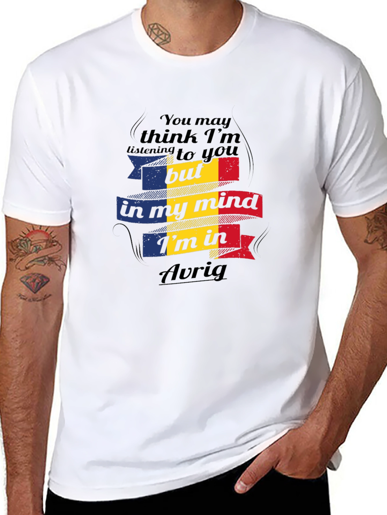 Avrig Mind T-Shirt - Romania Flag
