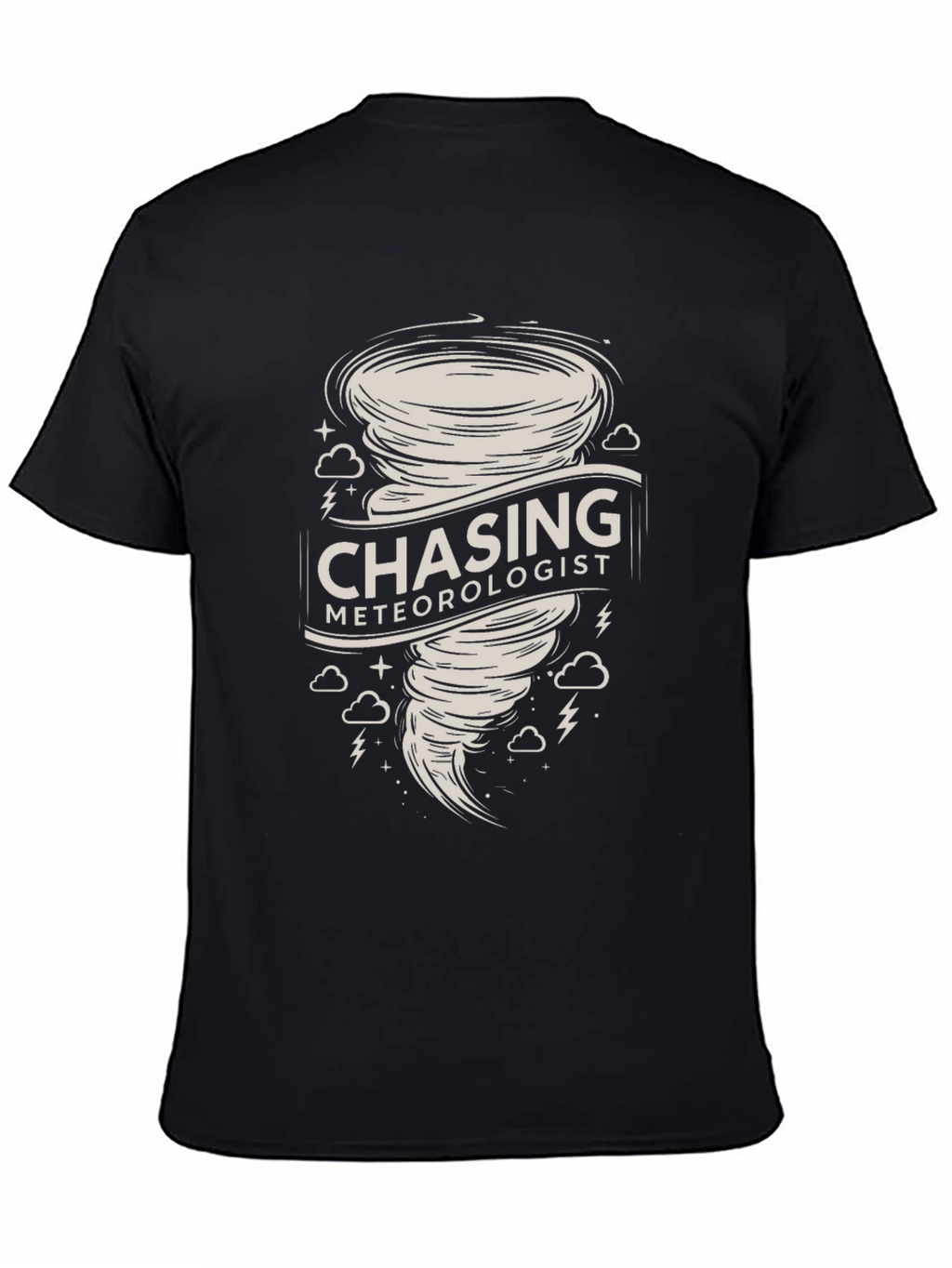 Chasing Meteorologist Tornado Graphic T-Shirt