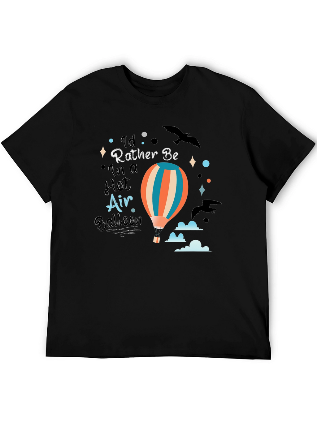 Hot Air Balloon Graphic T-Shirt