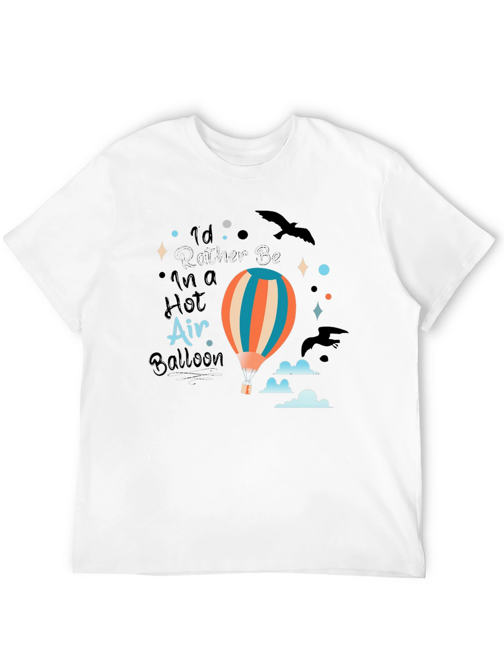 Hot Air Balloon Graphic T-Shirt