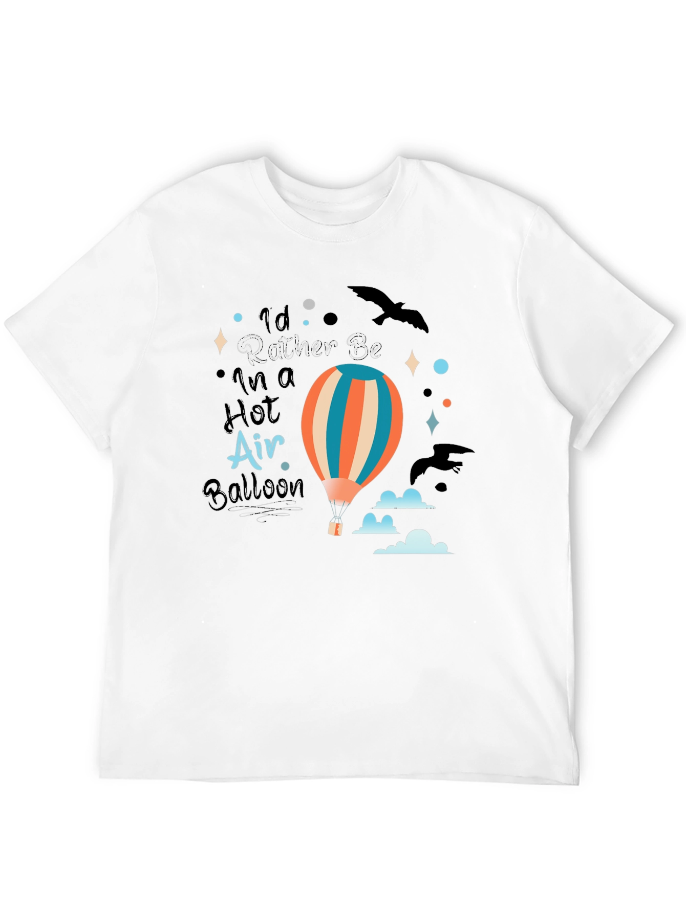 Hot Air Balloon Graphic T-Shirt