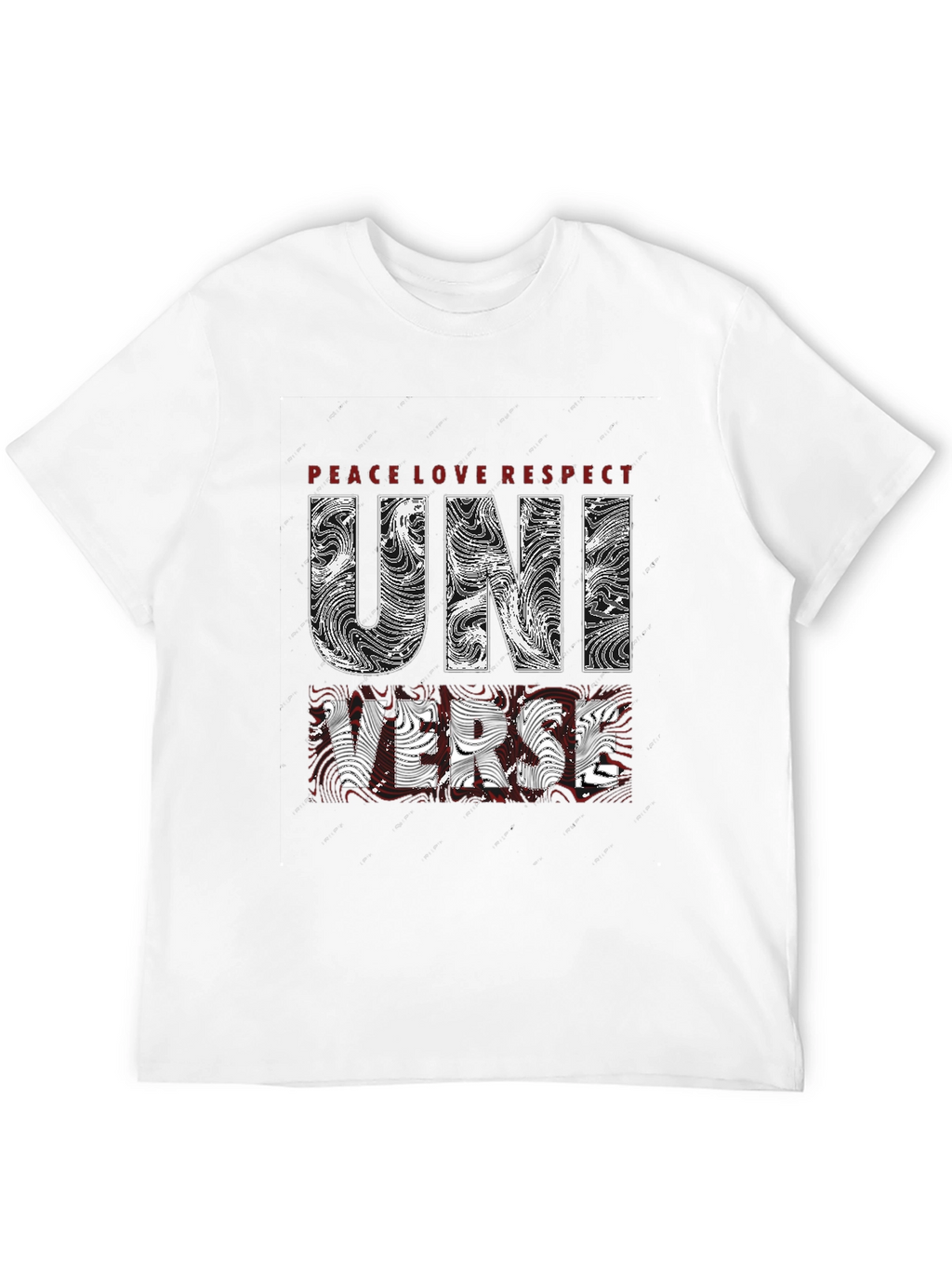 Universe Graphic T-Shirt - Peace Love Respect