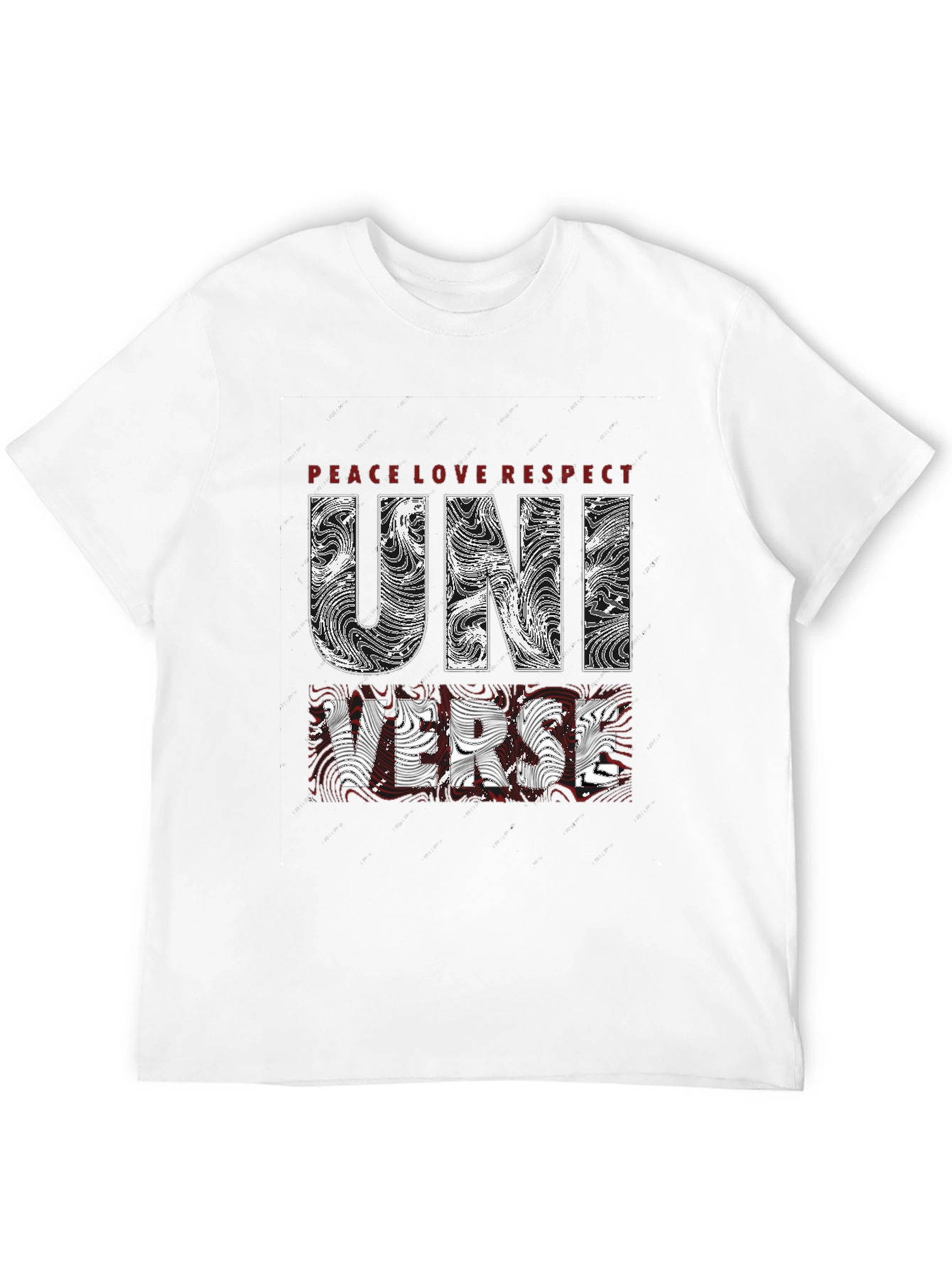 Universe Graphic T-Shirt - Peace Love Respect