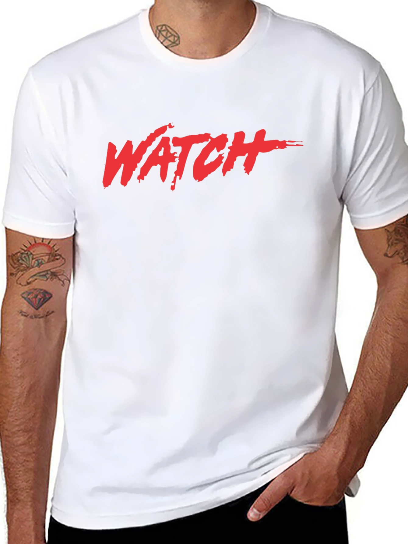 WATCH Graphic Tee - Mens Black T-Shirt