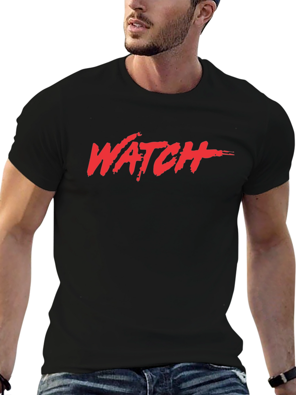 WATCH Graphic Tee - Mens Black T-Shirt