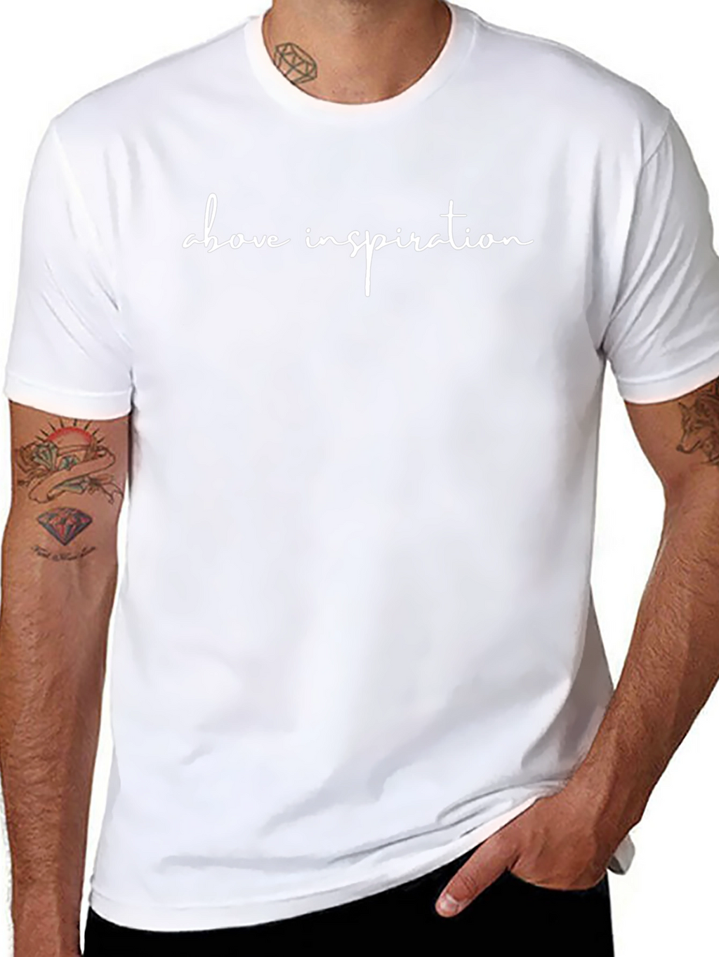 Above Inspiration Graphic Black T-Shirt