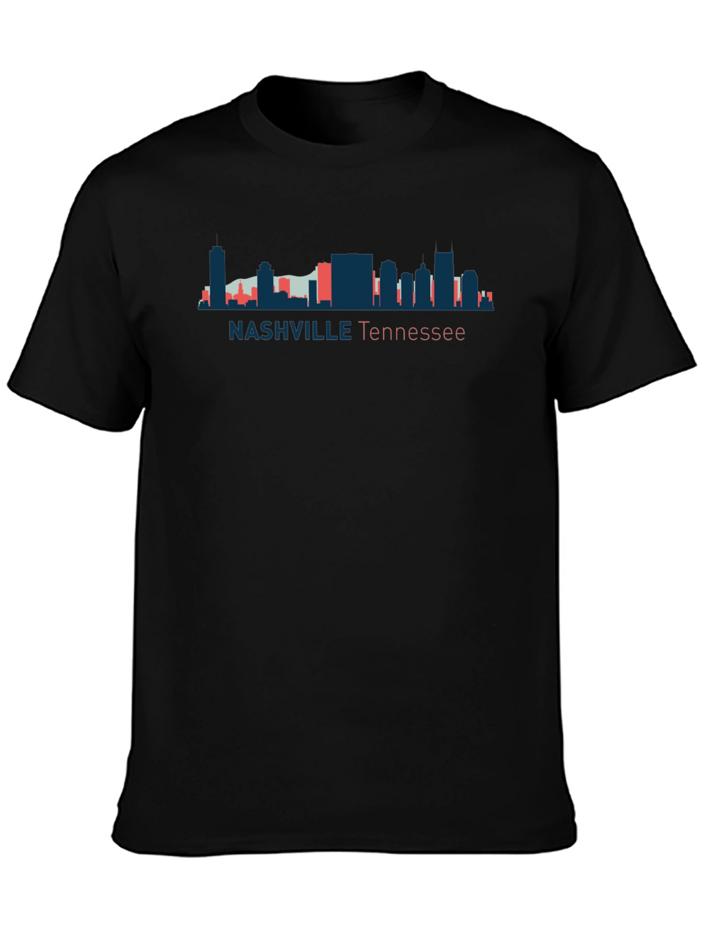 Nashville Tennessee Skyline Graphic T-Shirt