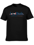 Nashville Tennessee Skyline Graphic T-Shirt