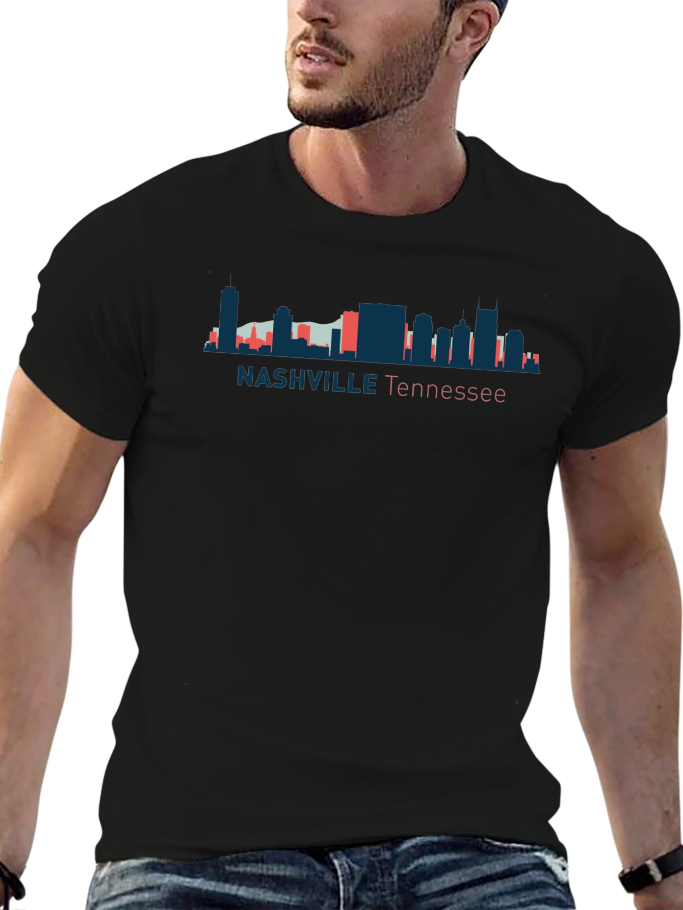 Nashville Tennessee Skyline Graphic T-Shirt