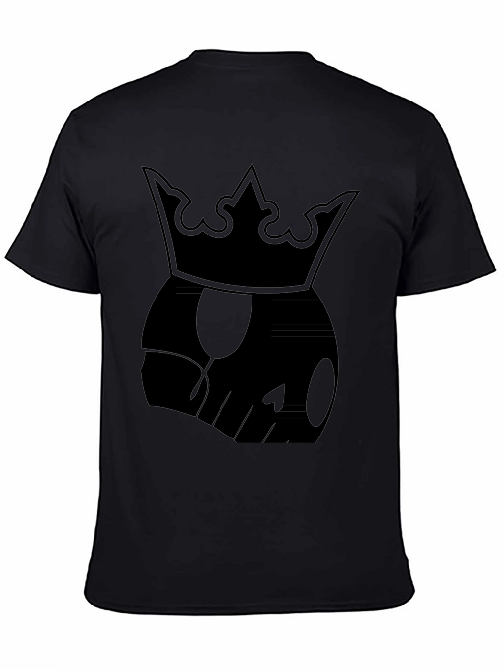 Skull King Graphic Tee - Mens Black Cotton T-Shirt