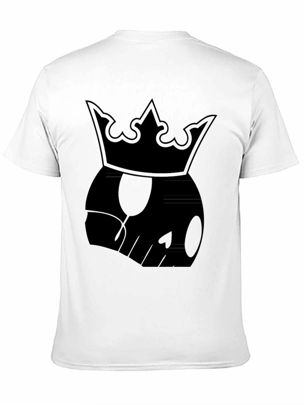 Skull King Graphic Tee - Mens Black Cotton T-Shirt