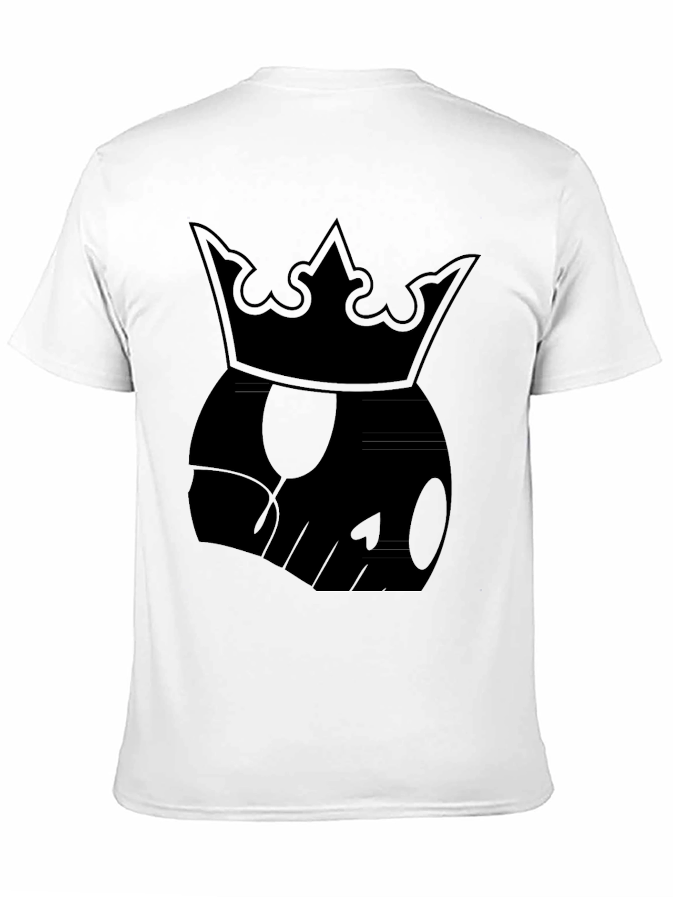 Skull King Graphic Tee - Mens Black Cotton T-Shirt