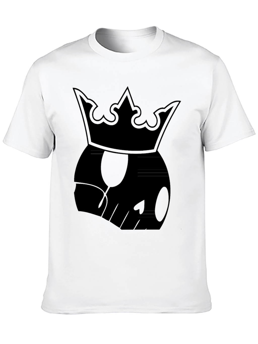 Skull King Graphic Tee - Mens Black Cotton T-Shirt