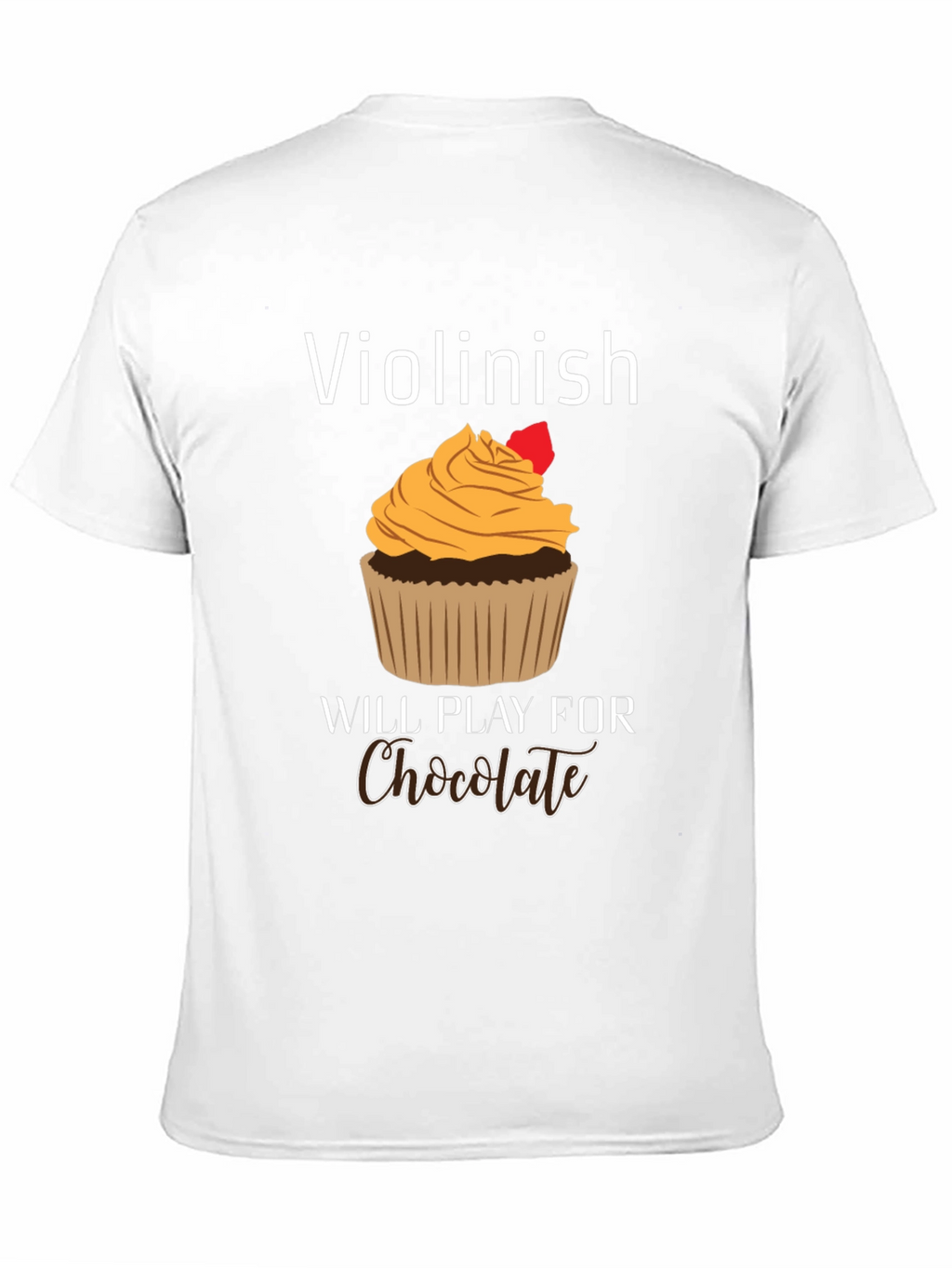 Violinist Chocolate Lover Graphic Tee