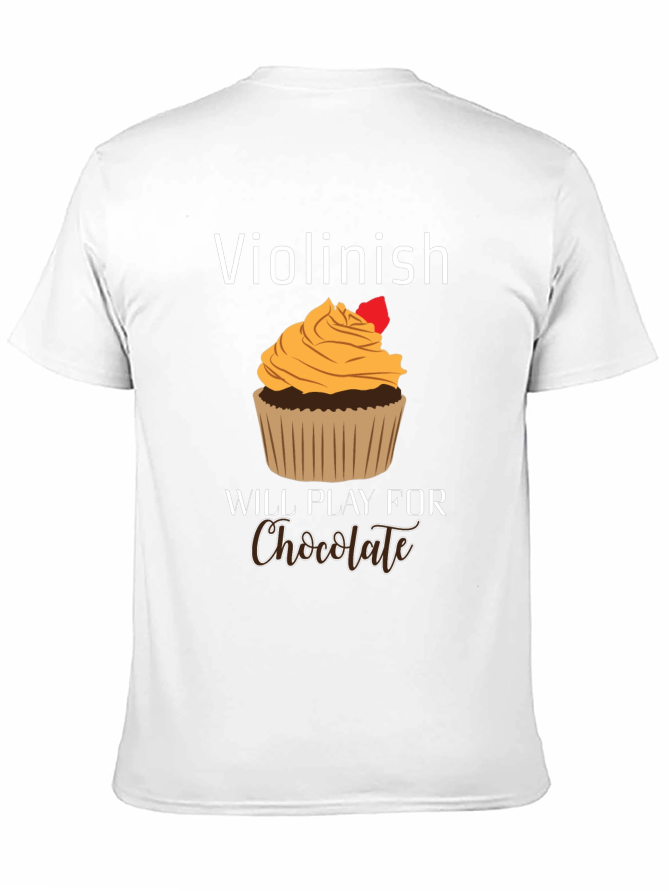 Violinist Chocolate Lover Graphic Tee