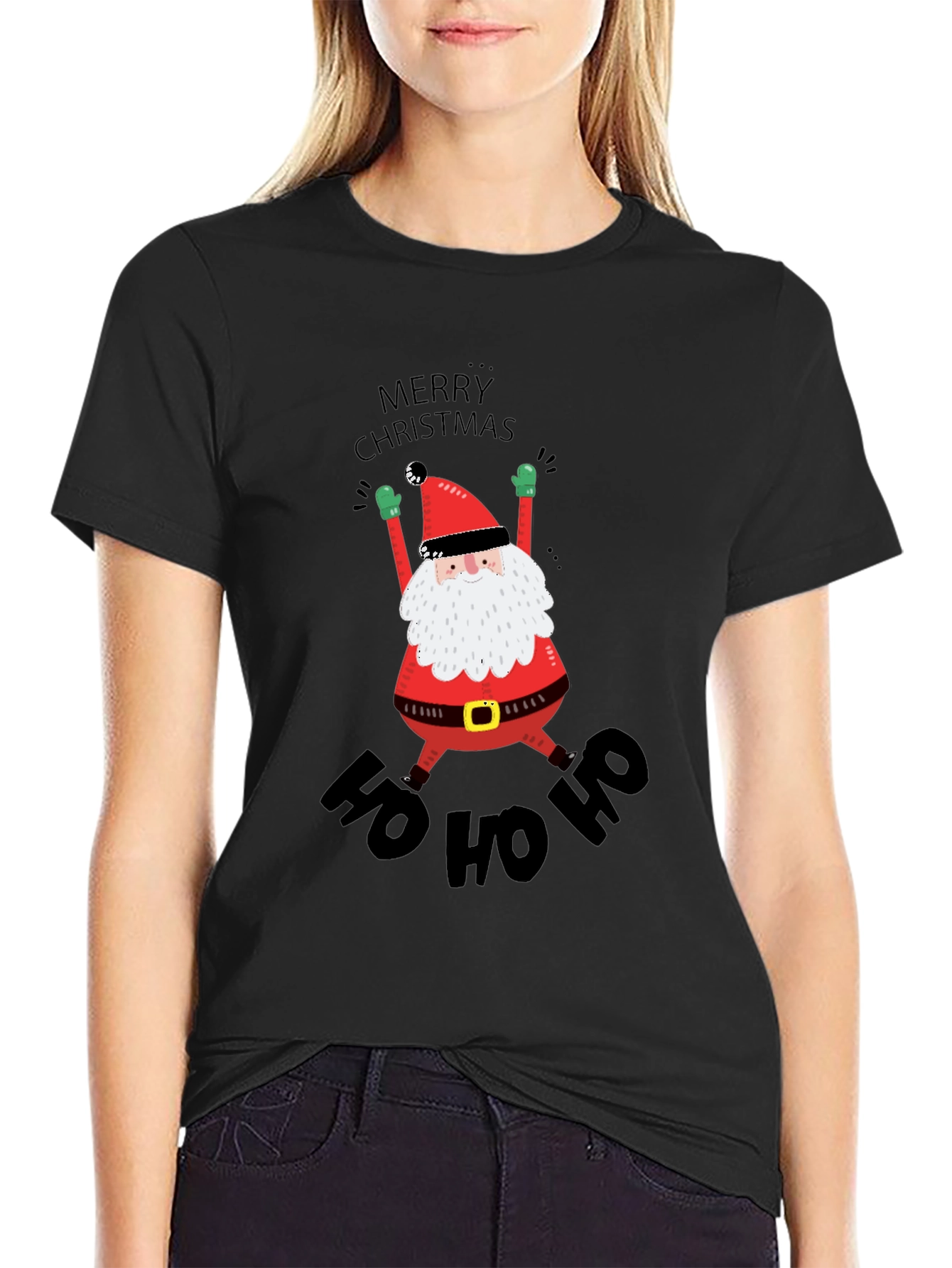 Festive Santa Christmas T-Shirt - Holiday Cheer!