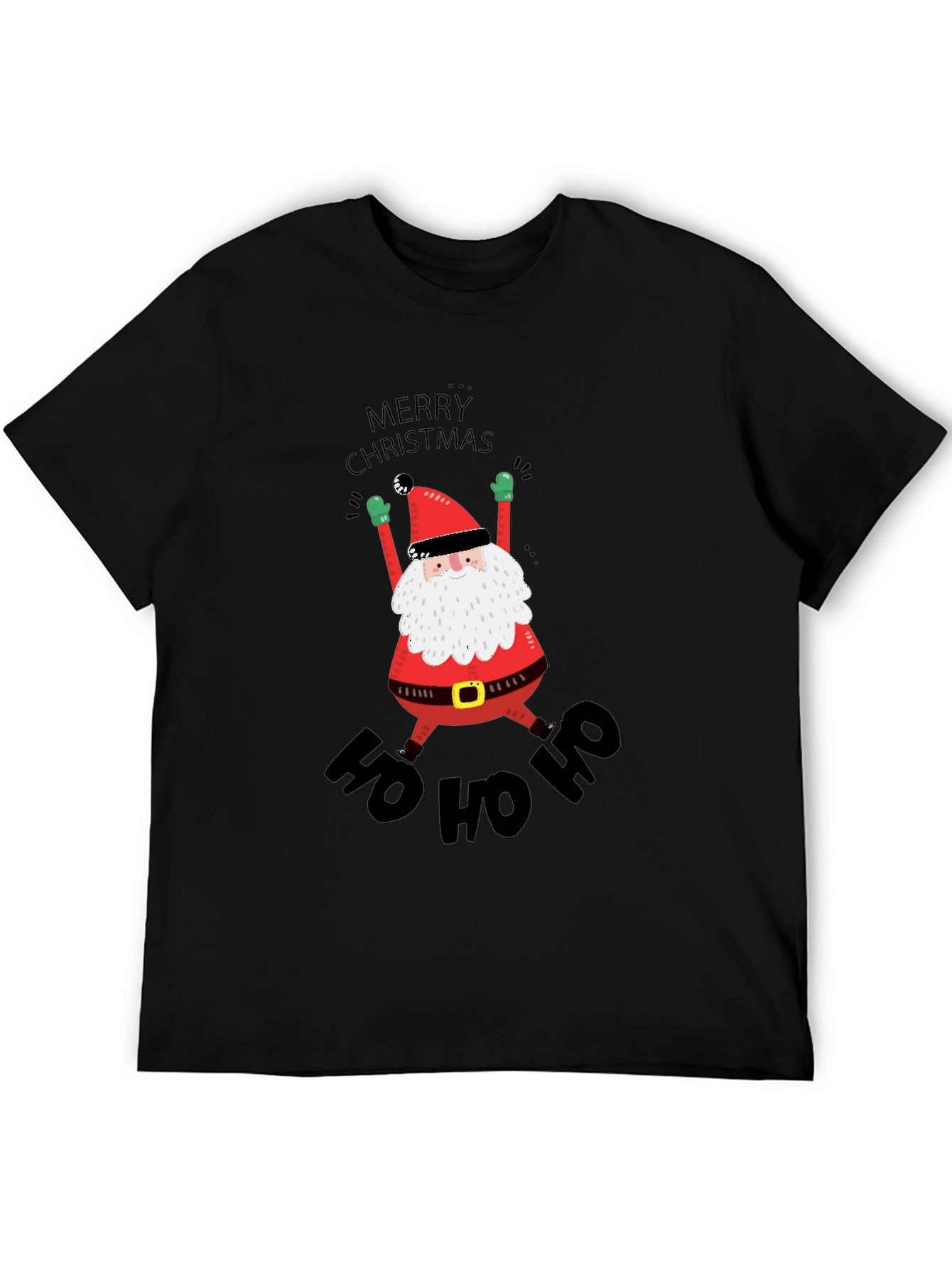 Festive Santa Christmas T-Shirt - Holiday Cheer!