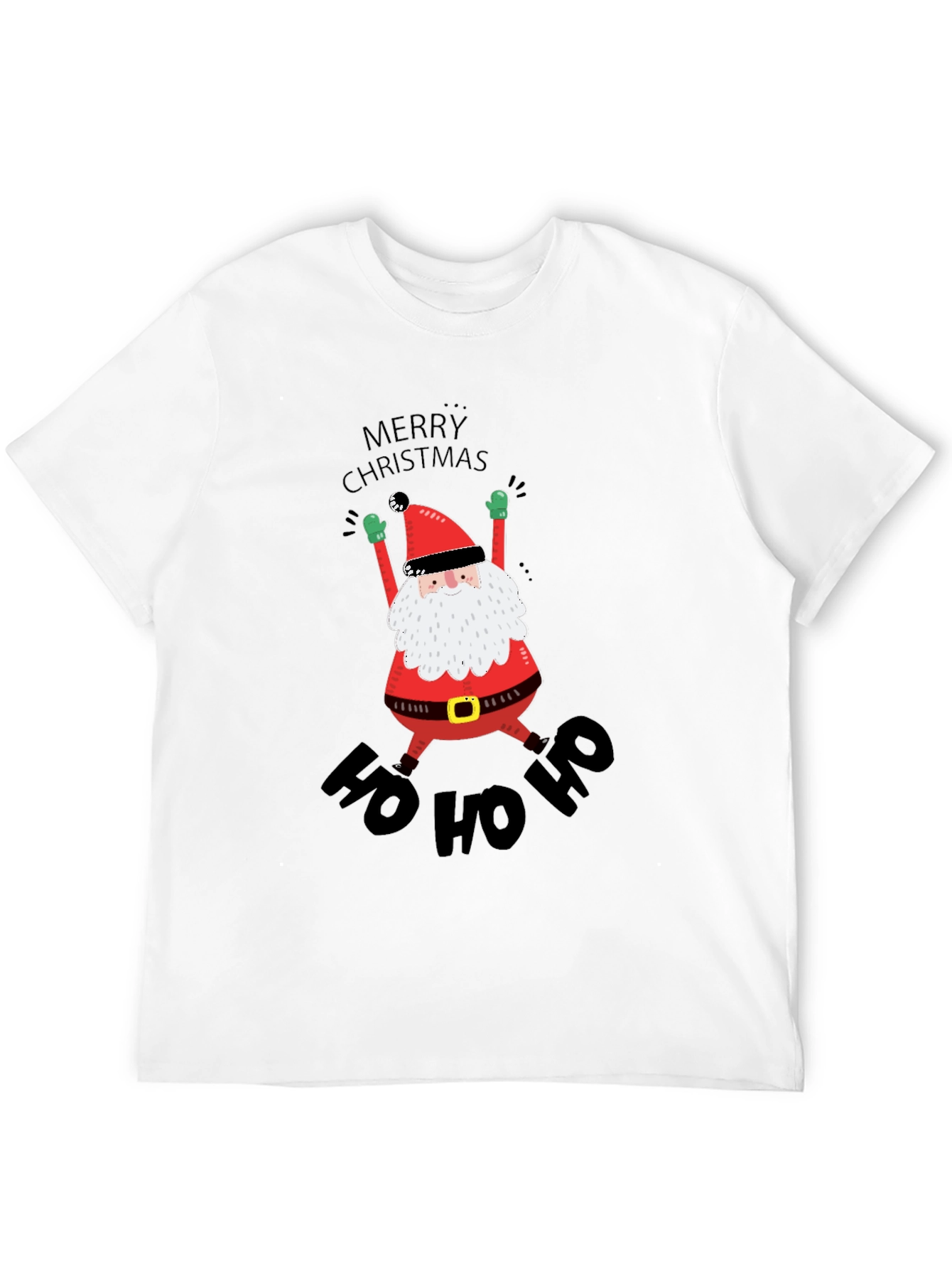 Festive Santa Christmas T-Shirt - Holiday Cheer!