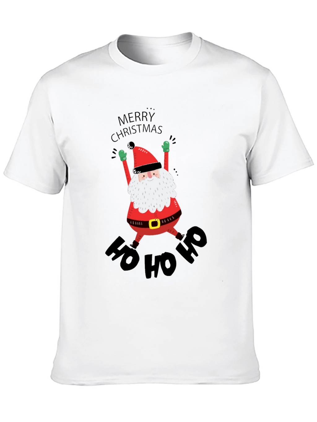 Festive Santa Christmas T-Shirt - Holiday Cheer!