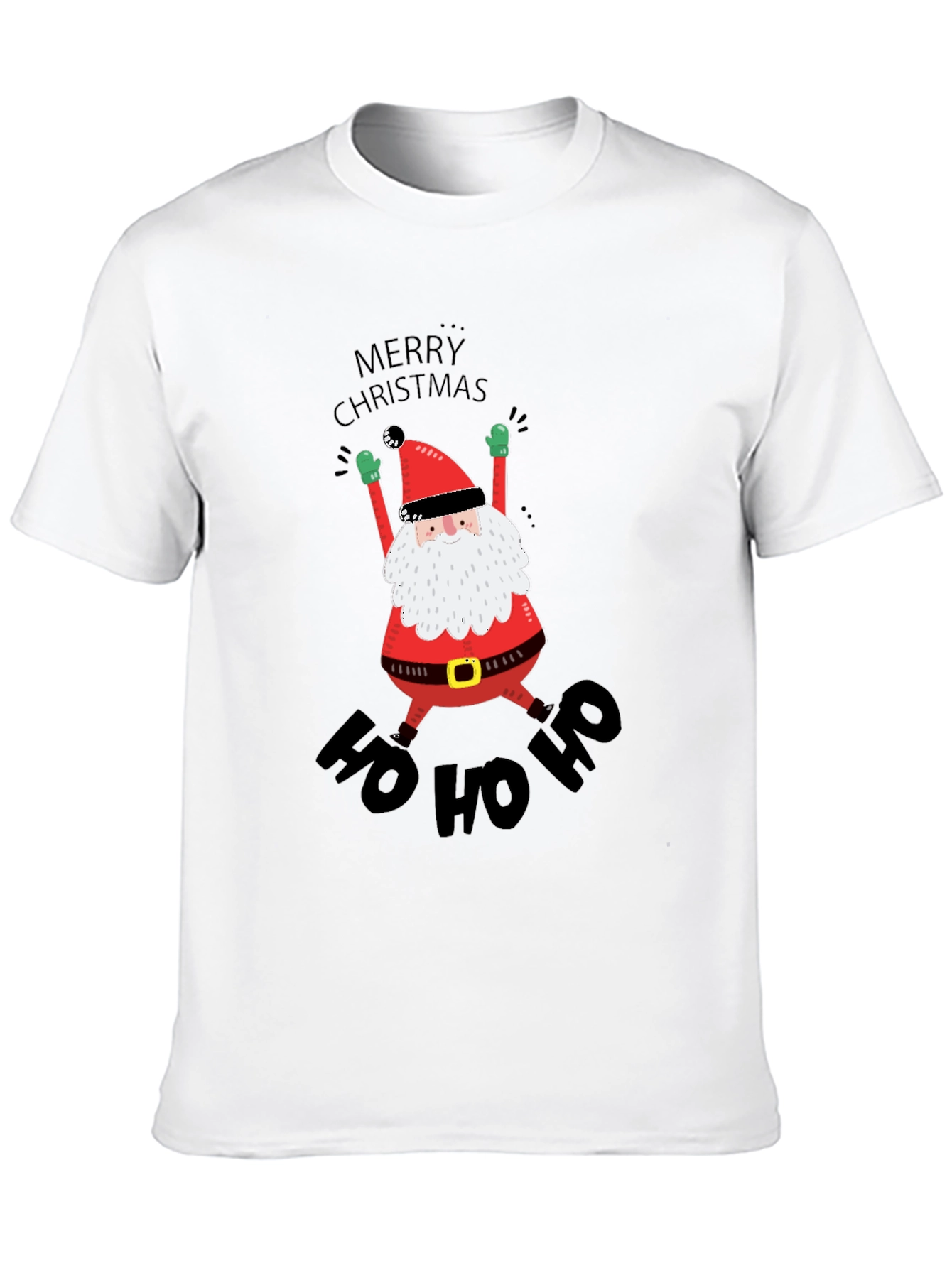 Festive Santa Christmas T-Shirt - Holiday Cheer!