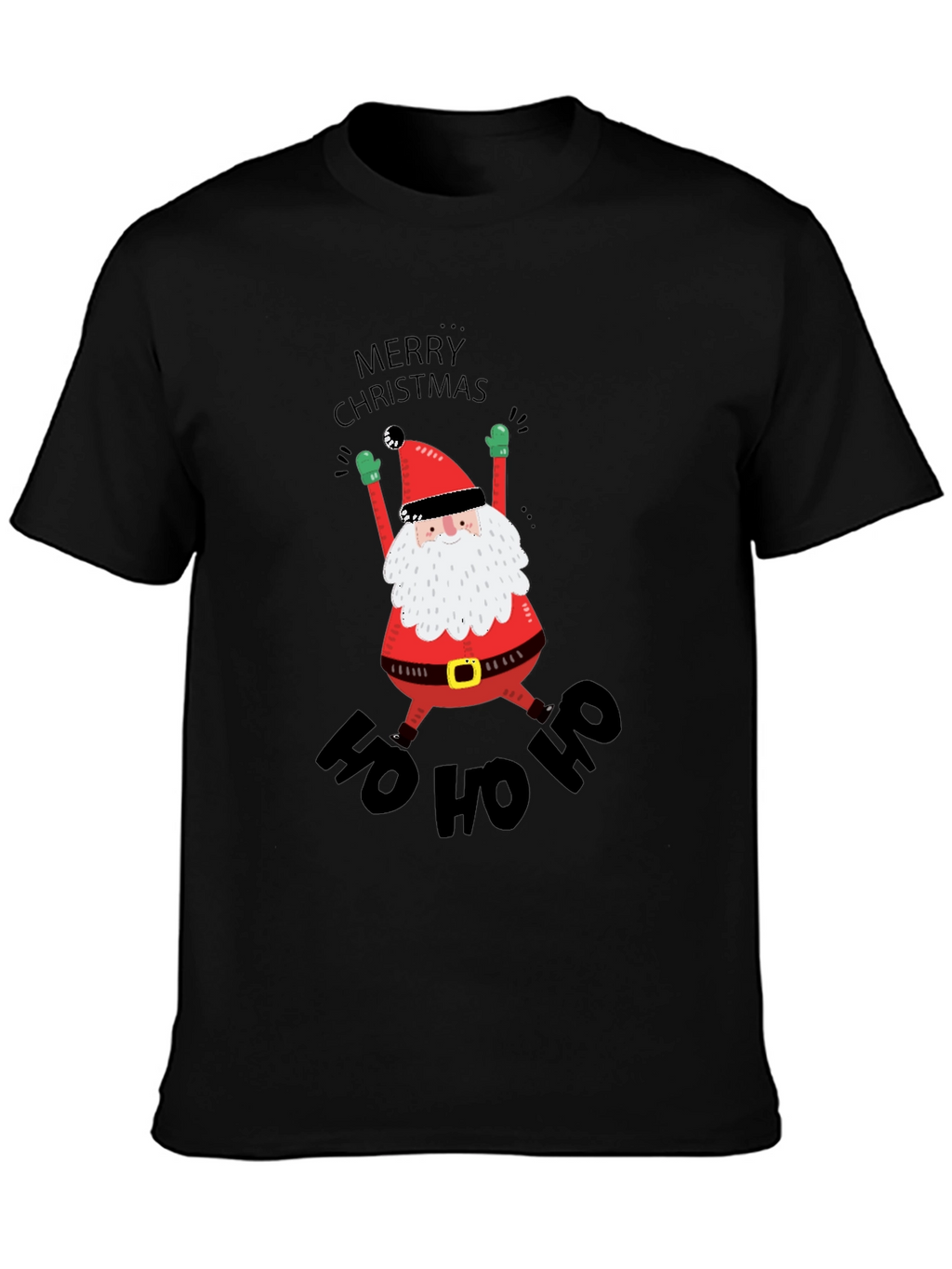 Festive Santa Christmas T-Shirt - Holiday Cheer!