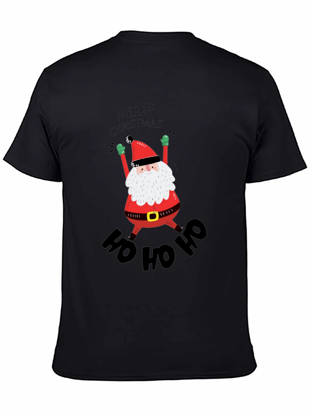 Festive Santa Christmas T-Shirt - Holiday Cheer!