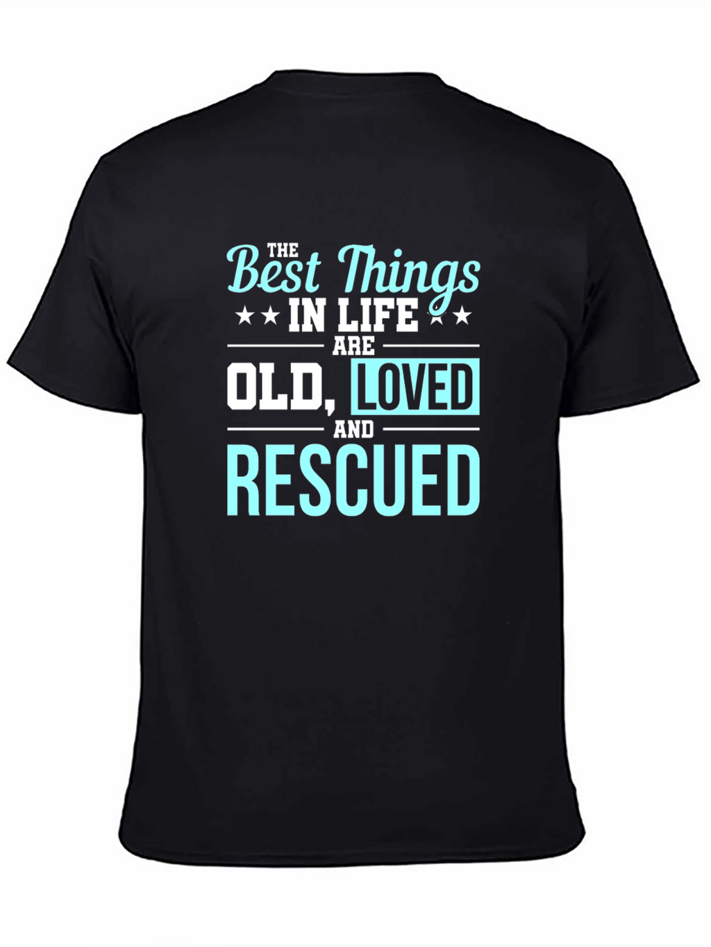 Best Things in Life Old Loved Rescued T-Shirt