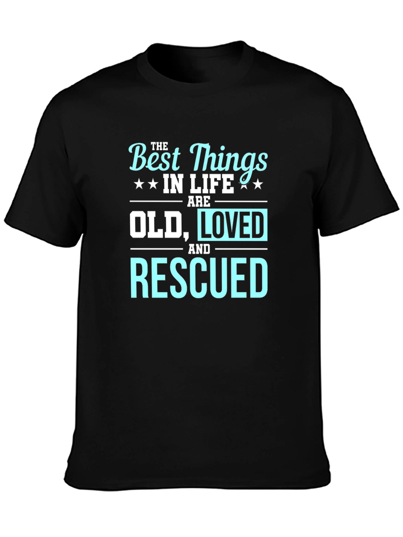Best Things in Life Old Loved Rescued T-Shirt