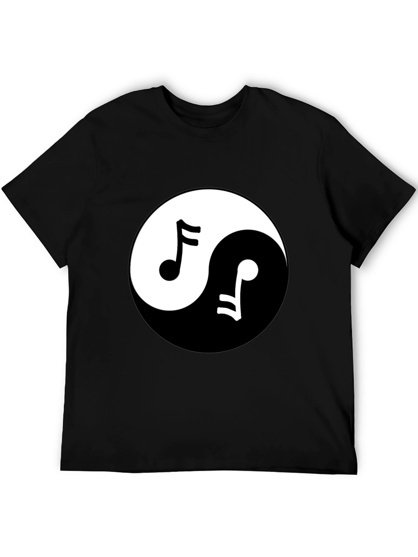 Yin Yang Music Note T-Shirt - Harmony & Style!