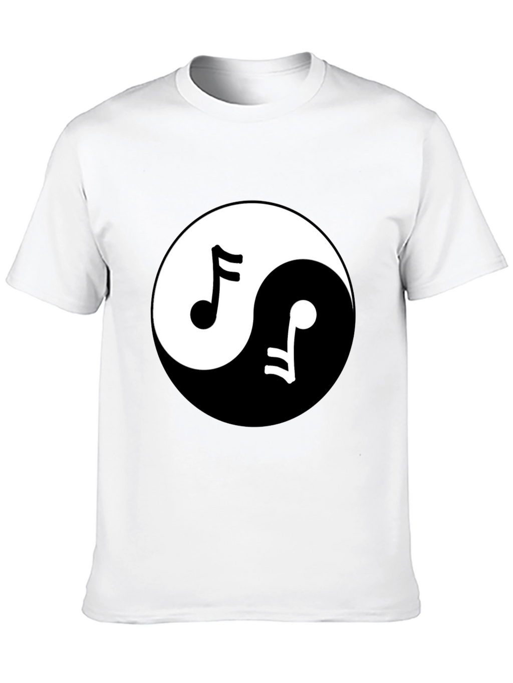 Yin Yang Music Note T-Shirt - Harmony & Style!