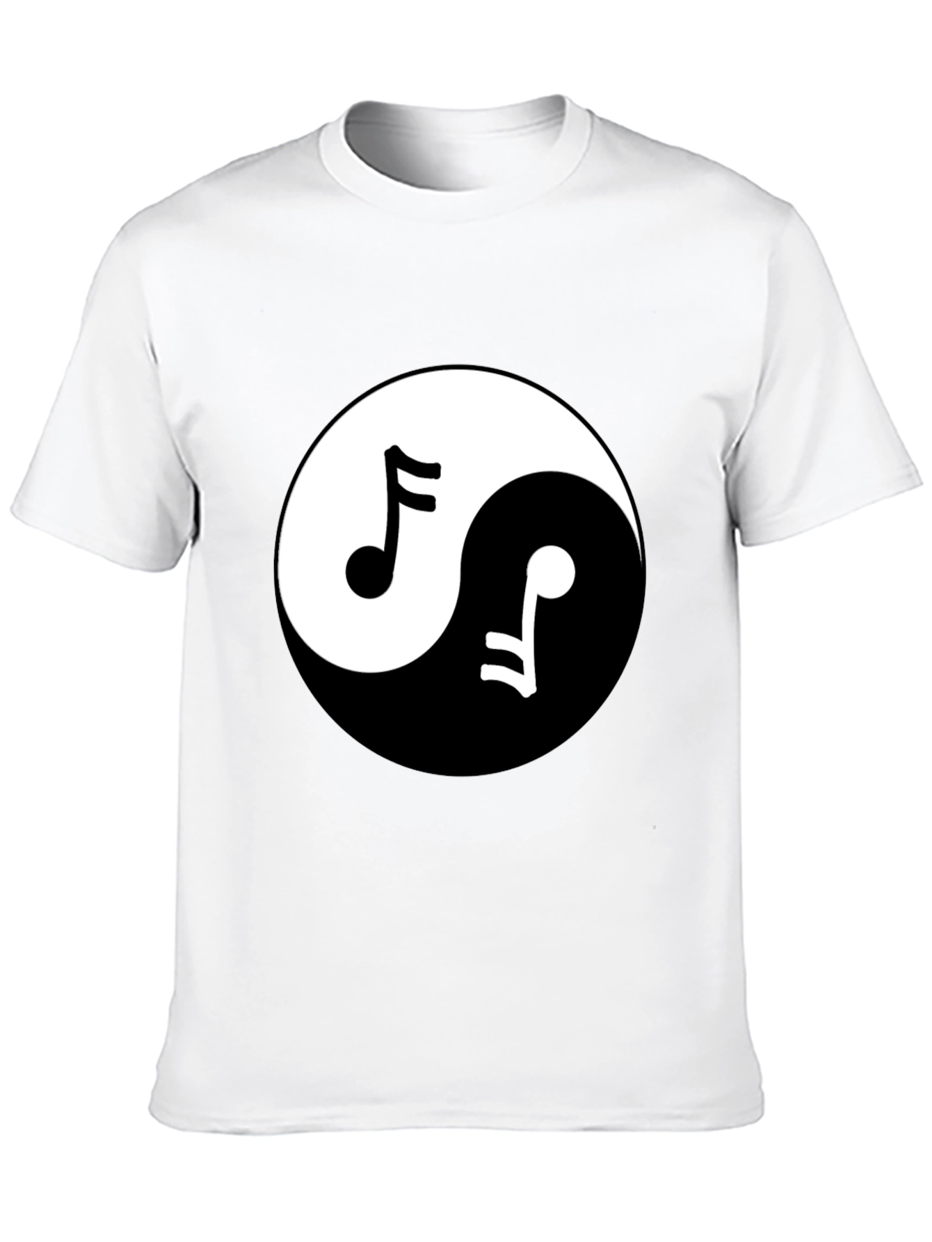 Yin Yang Music Note T-Shirt - Harmony & Style!
