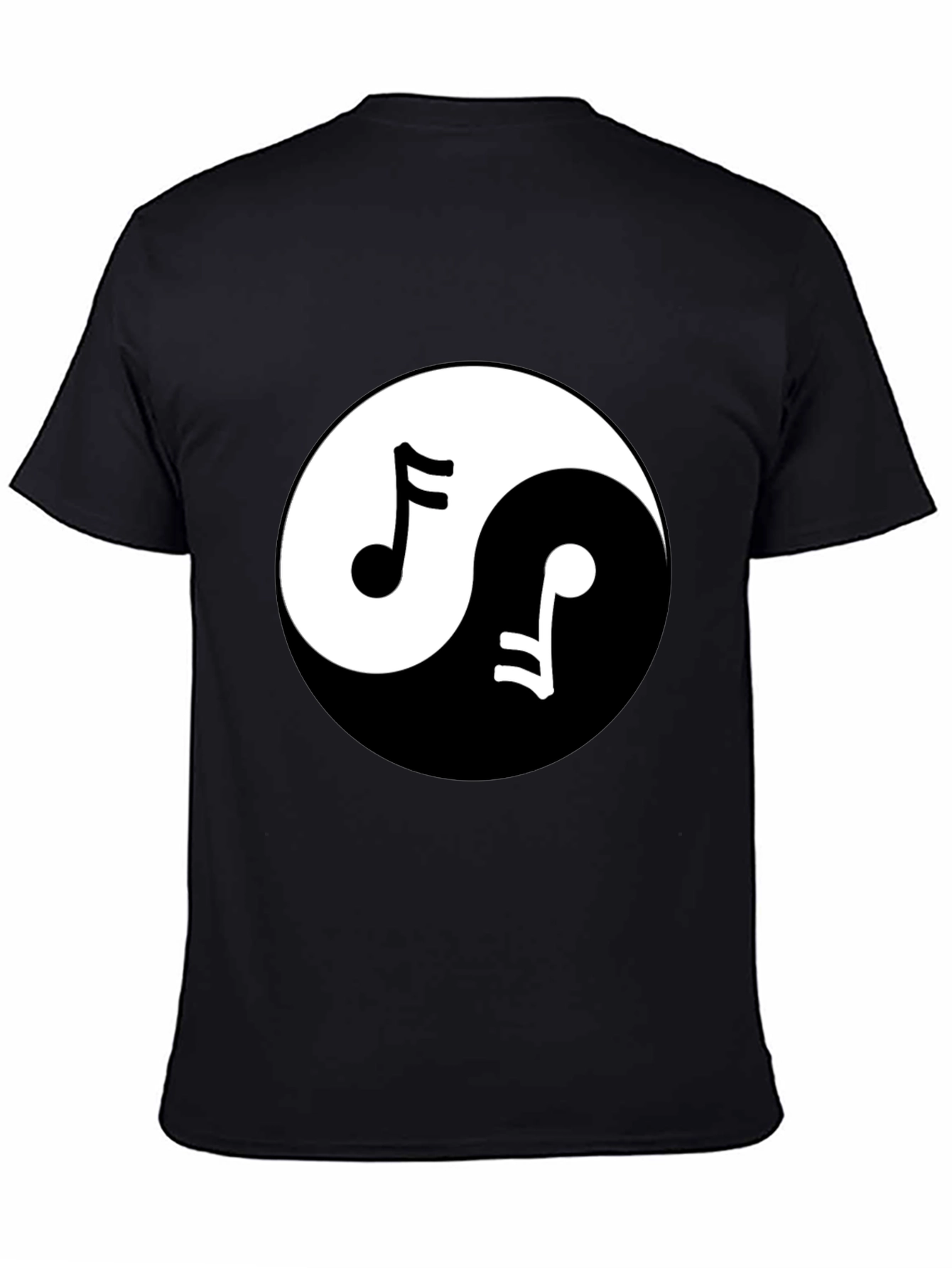 Yin Yang Music Note T-Shirt - Harmony & Style!
