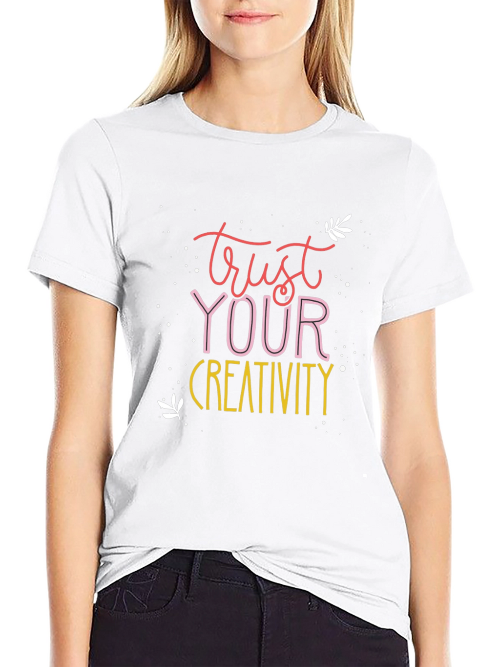 Trust Your Creativity Graphic Tee - Black