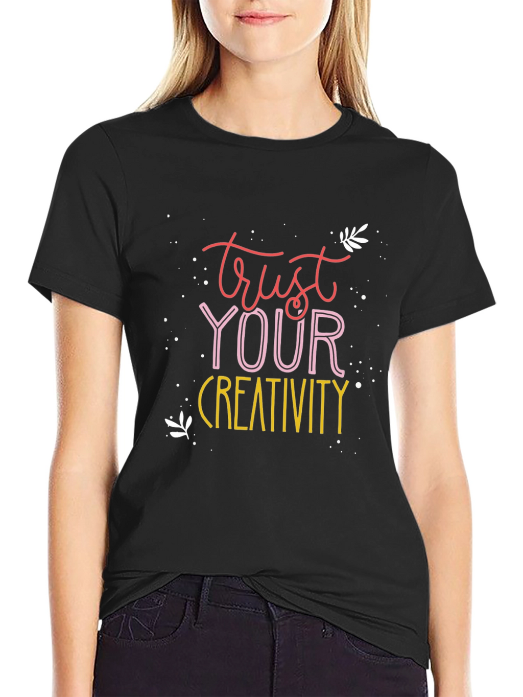 Trust Your Creativity Graphic Tee - Black