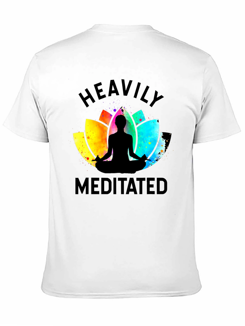 Heavily Meditated Black Graphic Tee - Unisex