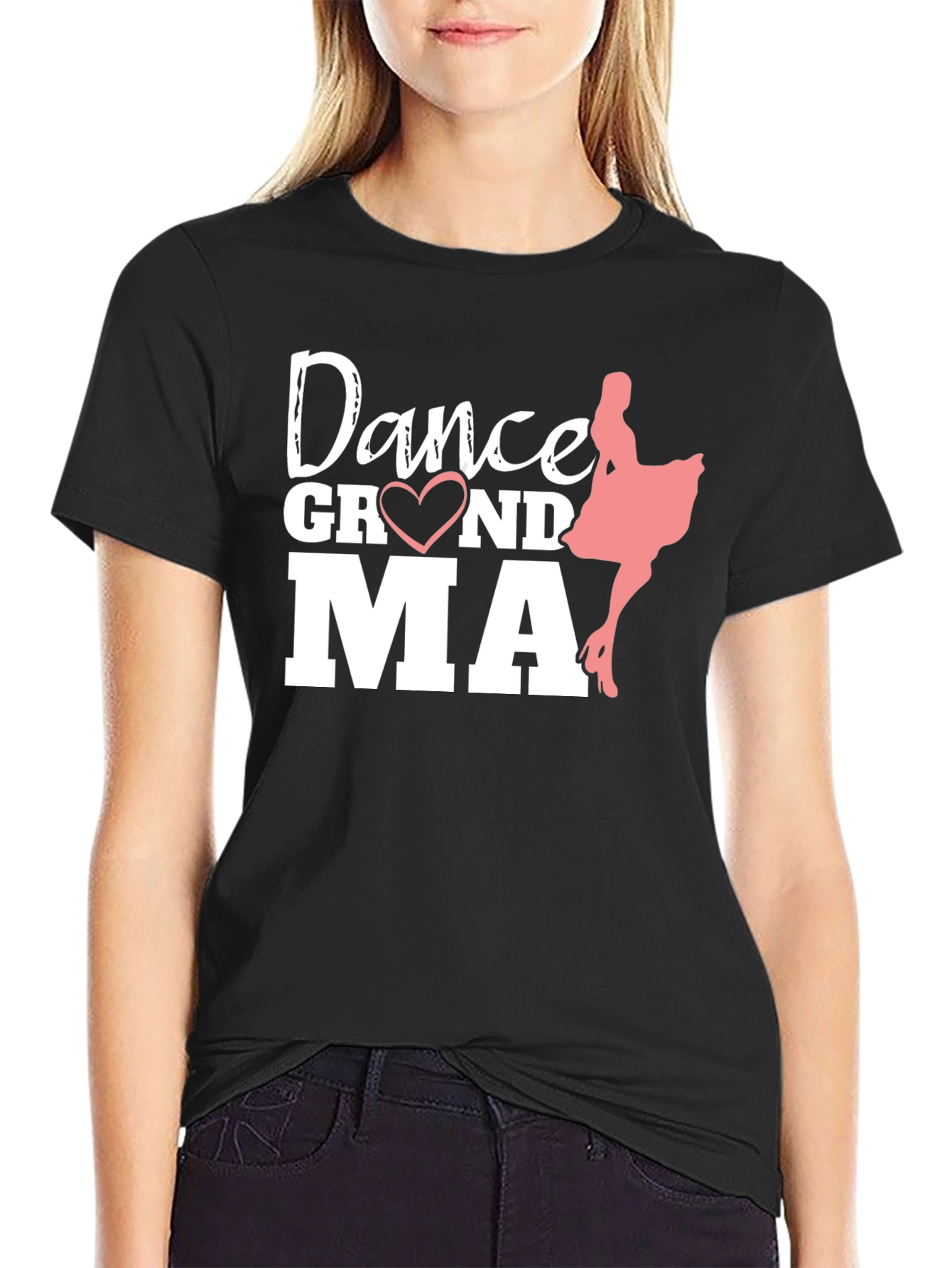Dance Grandma T-Shirt Black Cotton Tee