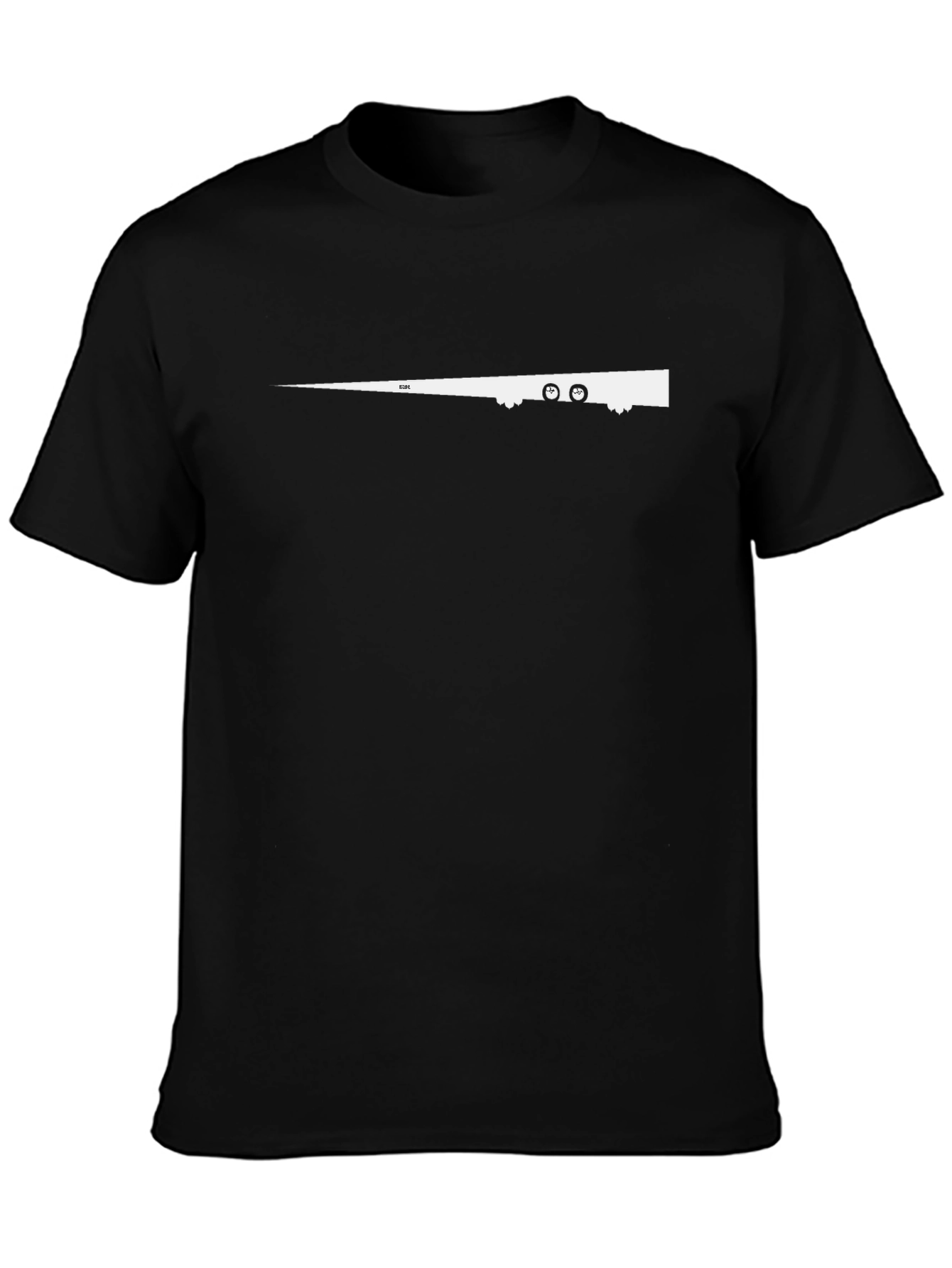 Stealth Bomber Graphic Tee - Black Cotton T-Shirt