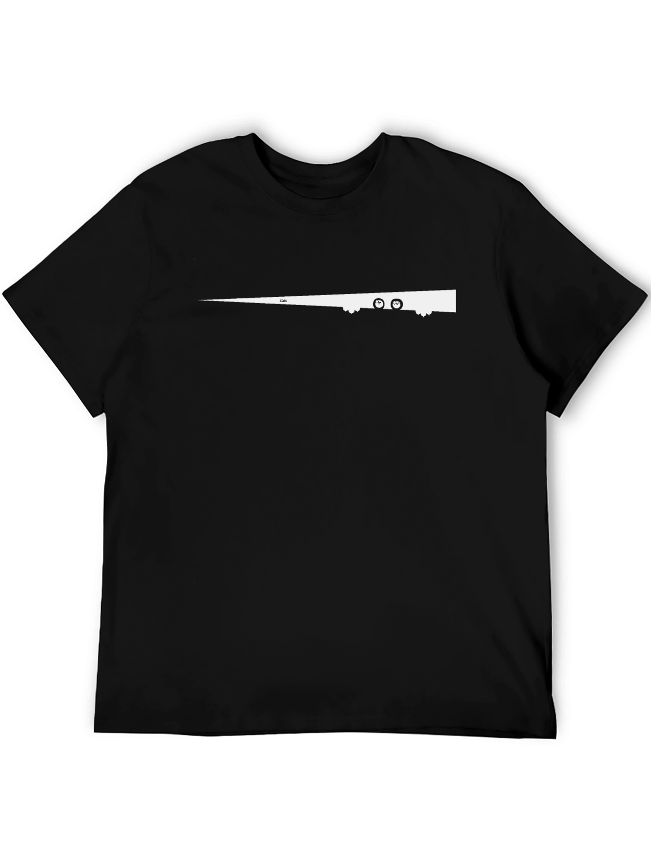 Stealth Bomber Graphic Tee - Black Cotton T-Shirt