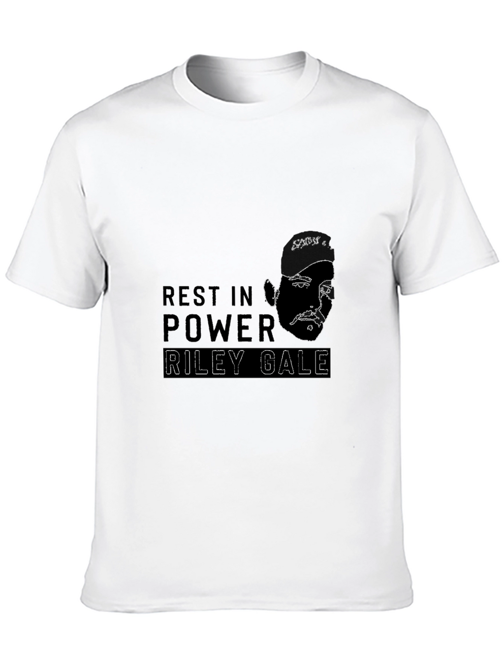 Rest in Power Riley Gale Black Tee